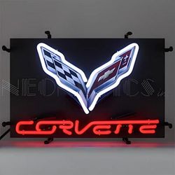 Neonetics Corvette C7 17-Inch Neon Sign