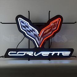 Neonetics Corvette C7 Stingray 30-Inch Neon Sign