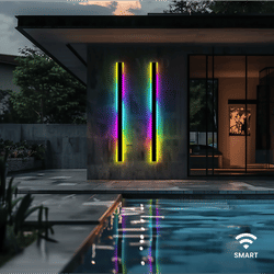 Haylen RGB (Smart Lights) | Waterproof RGB Wall Light | 67â€™â€™ / 170 cm / Full Color Spectrum + 10 Effects / Smart App + Remote Control | Outdoor Lighting | MOD LIGHTING
