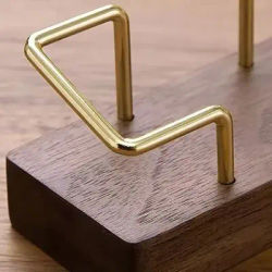 Business Card Holder Organizer Office Desk Display Stand Memo Counter Accessories Tabletop Shelf Home Wooden Card Holder Storage
