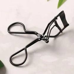 Silver Black Eyelashes Curler Stainless Steel Tweezer Curling Eye Lashes Clip Curling Eyelashes Cosmetic Beauty Makeup Tools