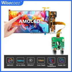 Wisecoco 7 Inch AMOLED 165HZ OLED 1920x1080 IPS Display On-cell Touch Screen High Brightness for Gaming Laptop PS4/PS5 Switch