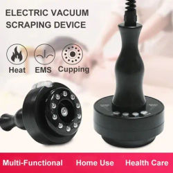 NEW Body Massager Electric Cupping Vacuum Suction EMS Heating Scraping Slimming Therapy Device Lymphatic Drainage Detoxification
