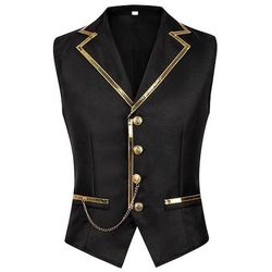 Rococò Vittoriano Rinascimento Gilet Principe Nobile Costume Per uomo Halloween Carnevale Performance LARP Fiera Rinascimentale Adulti Gilet