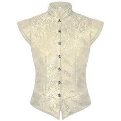Rococò Vittoriano Rinascimento Gilet Principe Nobile Jacquard Costume Per uomo Halloween Carnevale Performance LARP Fiera Rinascimentale Adulti Gilet