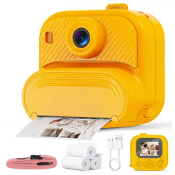 DIY Instant Print Camera 48MP Toddler Camera Instantanea 1080P HD Kids Camera Ages 3-12 Toy Cameras Christmas Gifts for Kids