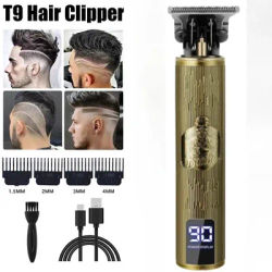 Portable Shaver Barber Cordless Electric Hair Cutting Machine USB Fast Charging Hair Trimmer Vintage Hair Clipper For Hairdresse