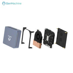 Genmachin AMD Ryzen7 7840HS Ryzen9 7940HS MINI PC Win11 DDR5 32GB 6400Mhz RAM M.2 2280 SSD WIFI6 BT5.2 Desktop pc game Computer