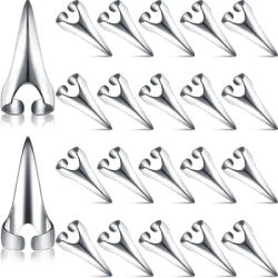 20 Pcs Adjustable Hair Parting and Selecting Tool - high qulity Stainless Steel Stitch Braiding Tools