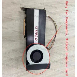 1Pcs New Cooling Fans Fits AMD MI25 MI50 MI60 MI100 MI210 s7150 X2 Graphics Card Turbo Heat Sink fan