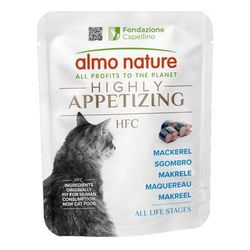 6x50g Mackerel Highly Appetising HFC Almo Nature Wet Cat Food