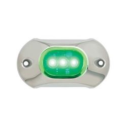 Attwood Marine Light Armor Underwater LED Light 3 LED Green 65UW03G-7