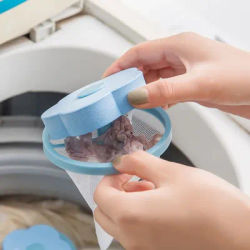 Pet Hair Remover Washing Machine Floating Lint Filter Bag Reusable Laundry Ball Clothes Hair Cleaning Tools Cat Hair Catcher