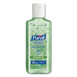 Skilcraft Purell Gel Hand Sanitizer With Aloe, 4 Oz Bottle, 24/carton