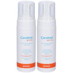 Candinet® ACT 2% Schiuma Detergente Attiva Set da 2 2x150 ml vaginale