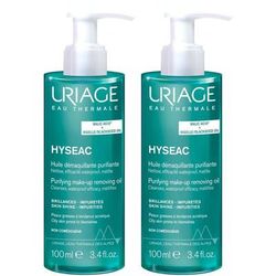 URIAGE Hyseac Huile Demaquillante Purifiante Fp 100ml Set da 2 2x100 m