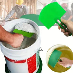 Putty Knife, Large Size Pack, Flexible Plastic Paint Scraper Tool for Spackling, Wallpaper Scraper Plastic, Spatula Scraper