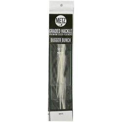 Umpqua Metz Feathers Hackle Bugger Bunch Fly Tying Feathers - Grizzly/Claret