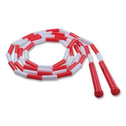 Champion PR7 Segmented Plastic Jump Rope, 7ft, Red/White CSIPR7