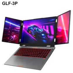 NEW Triple Screen Gaming Laptop 16+10.5+10.5 inch Intel Core i7 1260P 64GB RAM 2TB Business Computer RJ45 fingerprint+face