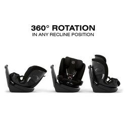 Cybex Callisto G 360 SELECT Rotating All-in-One Convertible Car Seat - Black