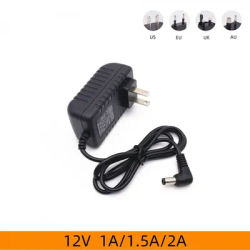 AC 110-240V To DC 12V 1A 2A 3A Universal Power Adapter Supply Charger Converter Switch EU US UK AU Plug Transformer LED Driver