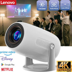 Lenovo Xiaoxin 100M Projector 680ANSI Auto Focus Wifi6 Smart Home Theater Video Support Ultra HD 1920*1080p Portable hy300 pro