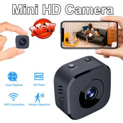 Security Camera 4K Mini Full Color Night Vision High Definition WiFi Monitor Waterproof Motion Detect Surveillance Smart Home