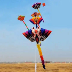 Large Ray fish kite for adults kite outdoor toy sports kites toy sports inflatable kites spinning top with rope fun toy latawce