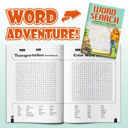 Word Search Puzzle Book for Kids | Discover Hidden Words & Boost Spelling Skills - Fun Brain Game