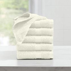 BH Studio 6-PC Wash Cloth Set by BH Studio in Ivory