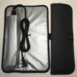 Hair Straightener Storage Bag Curling Heat-resistant Storage Bags Hair Flat Iron Straightener Curler Woman Folding Travel Bags