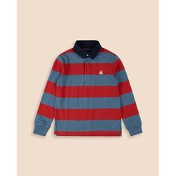 Brooks Brothers Boys Cotton Rugby Shirt | Blue/Red | Size 6
