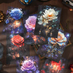 20 pcs/pack Vintage Flowers Plants Decor Paper Junk Journal Supplies DIY Scrapbooking Planner Materials Collage Stationery