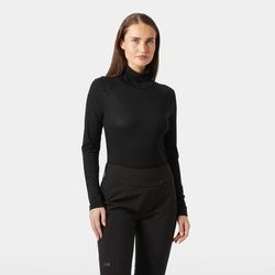 Helly Hansen Women's Durawool High Neck Long Sleeve Black XL