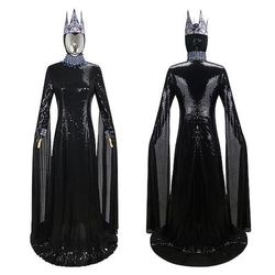 Costumi a tema film / TV Vestito Abiti Film Lucido Halloween for Per donna Adulti Halloween Mascherata Balli di fine anno Gala con Cravatta Nera