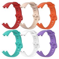 Confezione da 6/3 cinturini per smartwatch compatibili con Huawei Band 10, Huawei Band 9, Huawei Band 8, cinturino sportivo regolabile con chiusura classica, cinturino di ricambio per Huawei Band 10 /