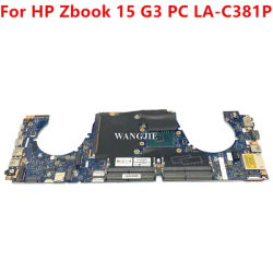 848221-601 848223-601 For HP Zbook 15 G3 PC Laptop Motherboard With graphics slot APW50 LA-C381P 848219-601 848219-001