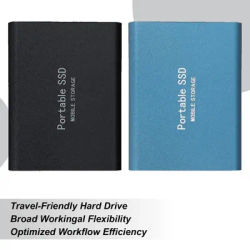 2TB Portable SSD High Speed External Hard Drive Lightweight Design Mass Solid Drive for Phone Computer Laptop