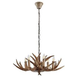 Lampada a sospensione in plastica marrone