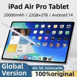 Original Tablet iPad Air Pro 11 Inch 22GB RAM 2TB ROM tablet Android 14 Core Pad Tablet PC Phone Dual Wifi tablette android 태블