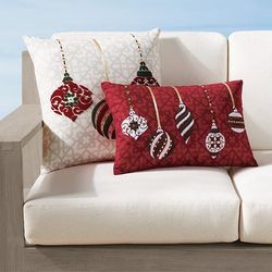 Frosty Night Indoor/Outdoor Pillow Cover - 13" x 20" Lumbar - Frontgate