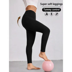Women's Super Soft Leggings High Waisted Tummy Control No See Through Workout Yoga Running Athletic Leggings