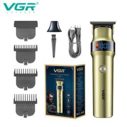 VGR 991 Hair Trimmer Professional Hair Clipper LED Rechargeable Clipper Barber Travel Lock Clipper Electric Trimmer for Men