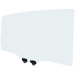 JC Whitney Door Glass, Rear, Passenger Side, 1-year unlimited-mileage warranty JRH48130039