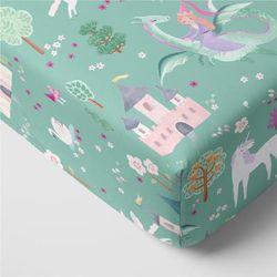 Enchanted Fairytale Fitted Crib Sheet - Standard