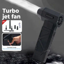 6 Speeds Adjustable Turbo Jet Fan 1000000RPM Powerful Air Blower Compressed air Duster for Car Dryer/PC/Home Strong Dust Removal