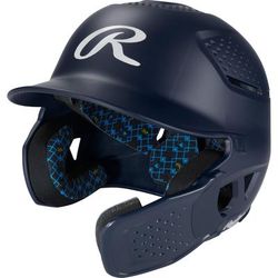 Rawlings RX2 Reverse Matte Senior Batting Helmet Navy