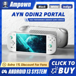 AYN Odin2 Portal Video Game Console 7'' OLED 120Hz Screen 4K Video Output 8000mAh Battery Air Cooling Qualcomm 8 Gen 2 Android13
