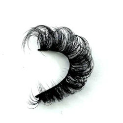 7 Pairs Russian Strip Lashes Fluffy Faux Mink Lashes Wispy Natural Look Eyelashes Thick Volume Fake Lashes Curly Fake Eyelashes